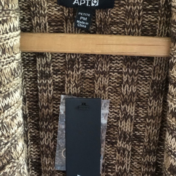 NWT Apt 9 Knit Shrug Top MP (Medium Petite) - Picture 2 of 6